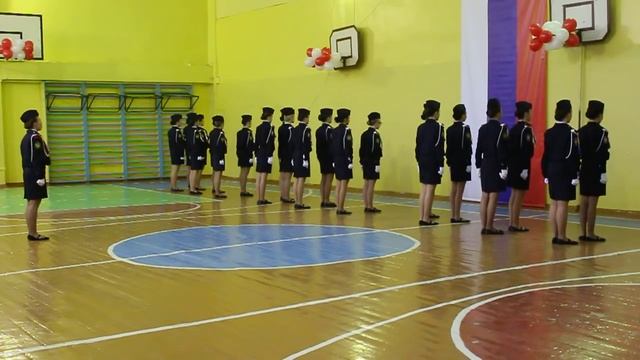 Зональная маршировка девушки. Лицей №14. 2018 год смотреть онлайн