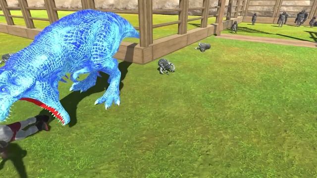 FROST T-REX A A FIELD TRIP TO THE ZOO -Animal Revolt Battle Simulator смотреть онлайн