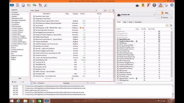 Skyrim SE: Mod Organizer 2 Merged and Bashed Patch Tutorial смотреть онлайн
