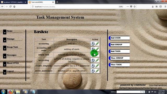task management system php sourcecode tms смотреть онлайн