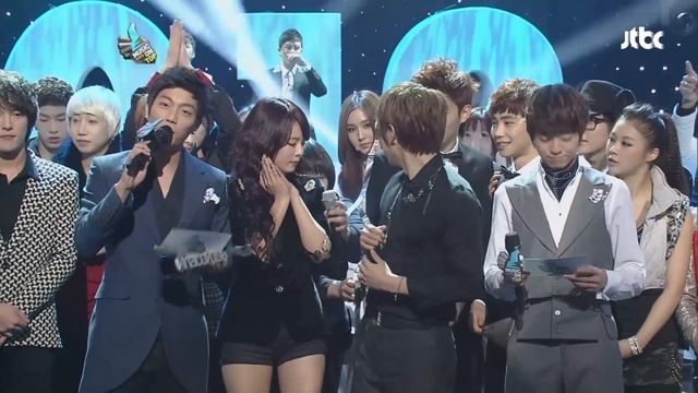 'Trouble maker' number one! Enchor with Doojoon Hyun-a(현아),JS(현승) (두준) [Music on top highlight] смотреть онлайн