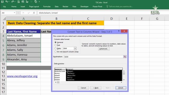 Text to Columns in Excel | Convert text to Columns смотреть онлайн
