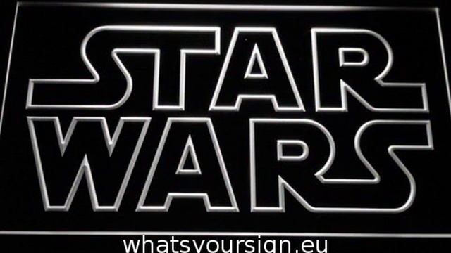 Star Wars Outline LED Neon Sign смотреть онлайн