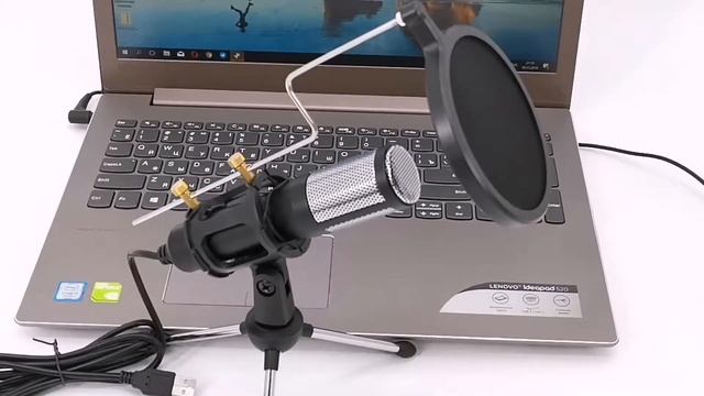 Профессиональный Конденсаторный USB Микрофон для Компьютера и Ноутбука с подставкой Бренд: #Lefon смотреть онлайн