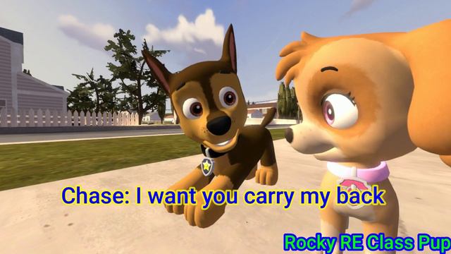 SFM PAW Patrol | Skye's Tired Walking Part 1 (Skase Moment)