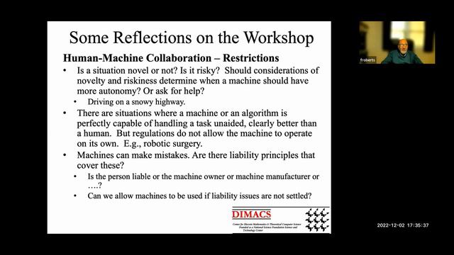 HMC22 Closing Remarks, from Professor Fred Roberts (DIMACS) смотреть онлайн