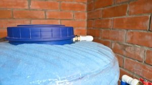 Как сделать резервное водоснабжение дома. Накопитель воды.