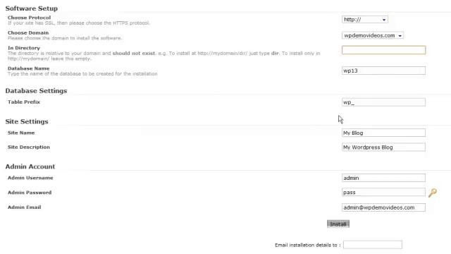 How To Install WordPress Using Softaculous смотреть онлайн
