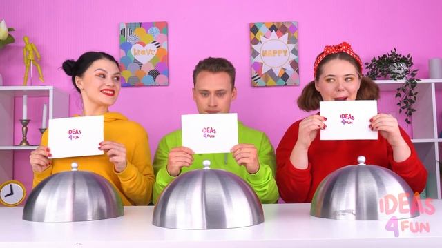 Откуси Лизни или Ничего Челлендж | Битвы с едой от Ideas 4 Fun Challenge смотреть онлайн