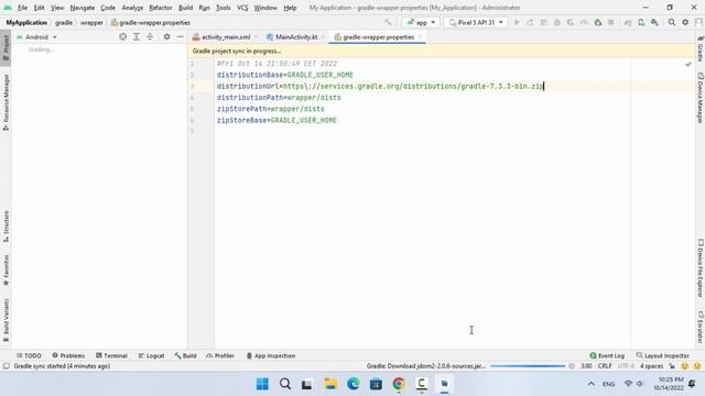 Fix: Could not install Gradle distribution from https://services.gradle.org in Android Studio смотреть онлайн