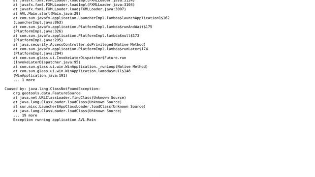 GIS: Geotools with maven: java.lang.noclassdeffounderror while starting app's jar смотреть онлайн