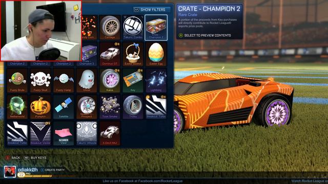 САМЫЙ ЛУЧШИЙ ОПЕНИНГ! | ОТКРЫВАЮ 5 КЕЙСОВ В ROCKET LEAGUE смотреть онлайн