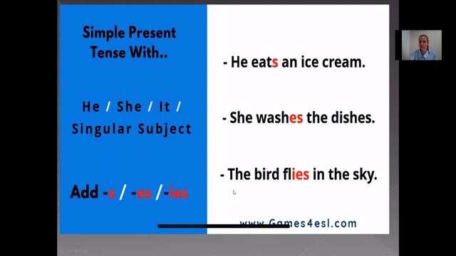 English . Grade 6 . Present simple смотреть онлайн