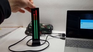 Индикатор уровня громкости звука визуализация UV m