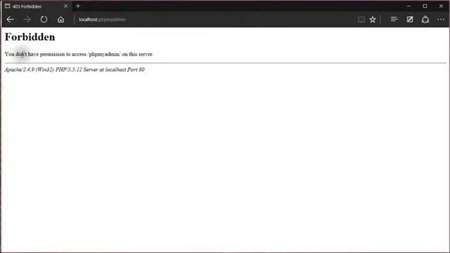 35 PHP You don't have permission to access phpmyadmin on this server1 смотреть онлайн