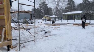 Строим БАРНХАУС из СИП-панелей. ФАСАД ИЗ ПРОФНАСТИЛА  (ДЕНЬ 23) Дом из СИП панелей в стиле БАРН ХАУ
