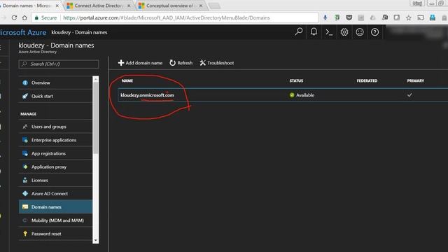Add and verify Azure AD custom Domain name смотреть онлайн