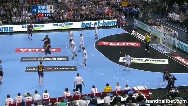 Handball 3-2-1 defense (Hsv-Barcelona final VCL 2013) смотреть онлайн