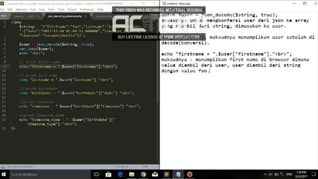 NITA APRIYANTI RACHAYU JSON DECODING, ENCODING, CLIENT SERVER COMUNICATION DATA EXCHANGE FORMAT смотреть онлайн