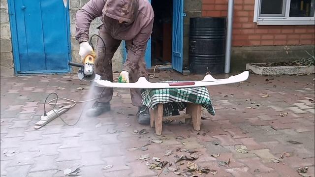 Восстановление спойлера ваз 2114 и грунтование. смотреть онлайн