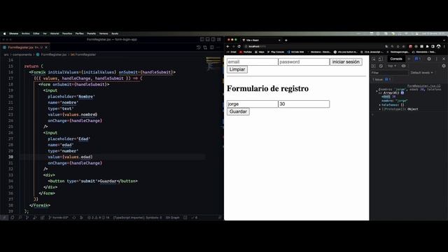 04 - Formik - Manejo de Arrays Formik, React y Vite смотреть онлайн