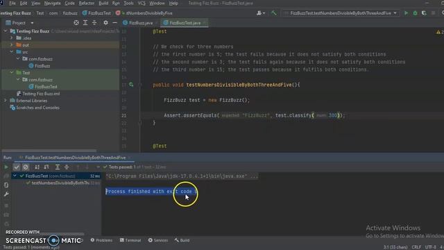 Solving the FizzBuzz Tests in Java Programming Language Using the Intellij IDE смотреть онлайн