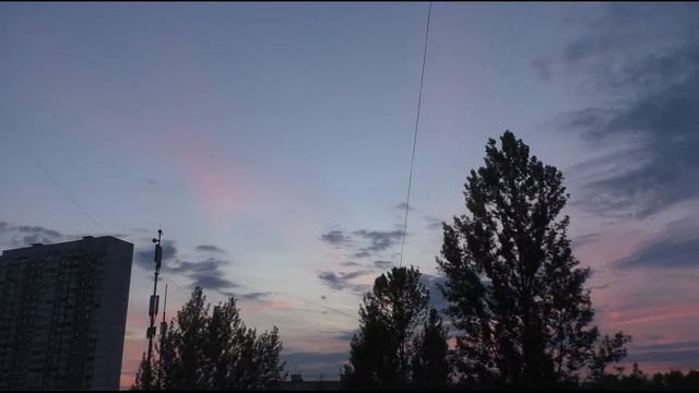 Закат под музыку. Таймлапс #timelapse смотреть онлайн