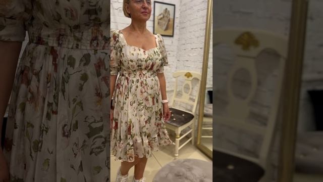Платье из нежного шифона для дорогой Ольги? #индивидуальныйпошив смотреть онлайн