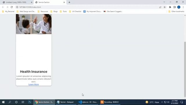 Develop a Healthcare Service Section in HTML, CSS and Bootstrap смотреть онлайн