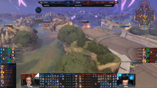 SMITE Pro League: eUnited vs Luminosity Gaming (Game 2) смотреть онлайн