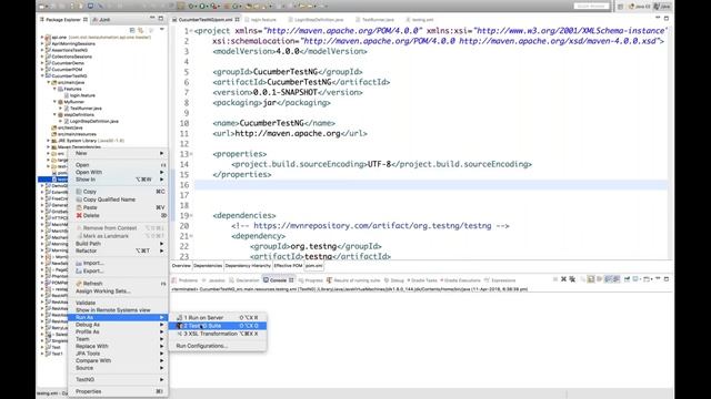 Cucumber BDD with TestNG Framework - Part 9 смотреть онлайн
