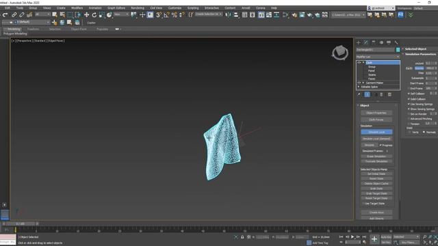 Создание висящего полотенца - ткани 3DsMax часть 3 смотреть онлайн