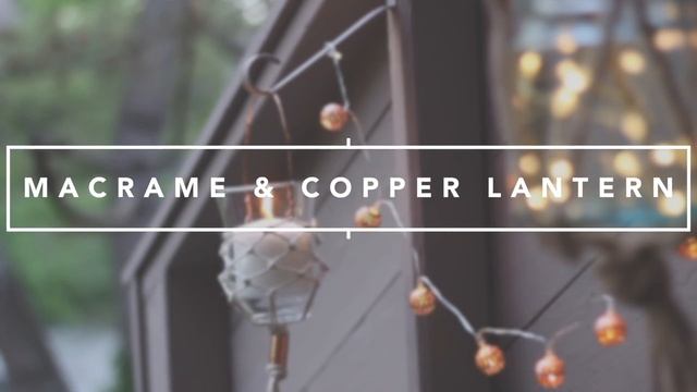 DIY MACRAME STYLE HANGING LANTERNS || Outdoor DIY + Decor Challenge смотреть онлайн