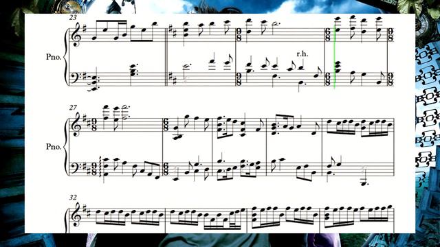 Harry Potter - a window to the past (sheet piano) смотреть онлайн