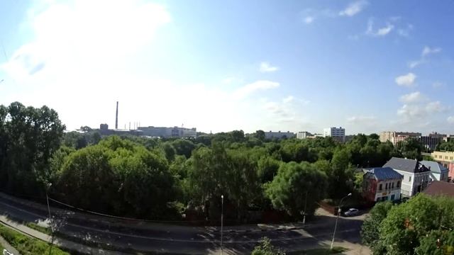 Орехово-Зуево таймлапс, timelapse x128 25-26.07.2014