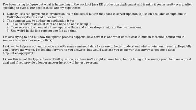 DevOps & SysAdmins: How do you update your Java EE app in production? (2 Solutions!!) смотреть онлайн