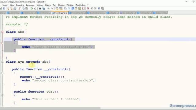 parent and final keywords in oops concept in php hindi part -9 смотреть онлайн
