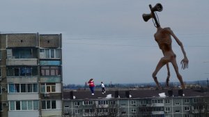 Сиреноголовый против Картун Кэт в реальной жизни  Siren Head & Cartoon cat 4  серия