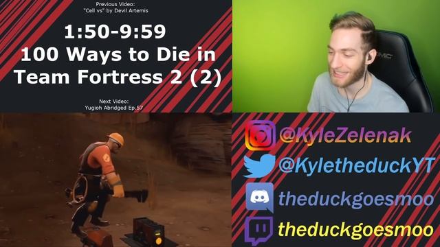 I'M LEARNING NEW WAYS!! Reacting to "Another 100 Ways to Die in Team Fortress 2" смотреть онлайн