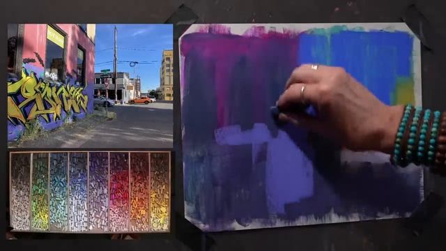 Free Pastel Demo of an Abstracted Urban Scene смотреть онлайн