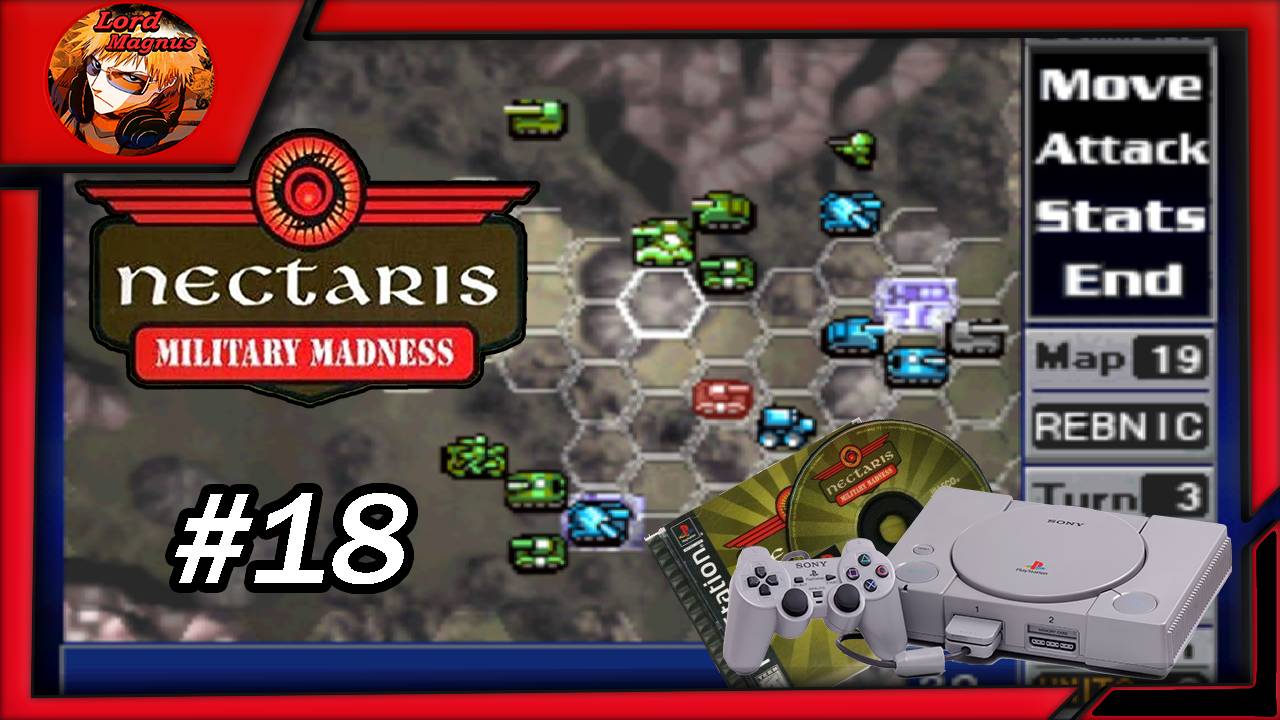 🌒 Nectaris Military Madness 🌒 Прохождение на Ps1 Сложная кампания #18