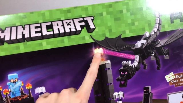 Лего Майнкрафт Дракон Края 21117 смотреть онлайн