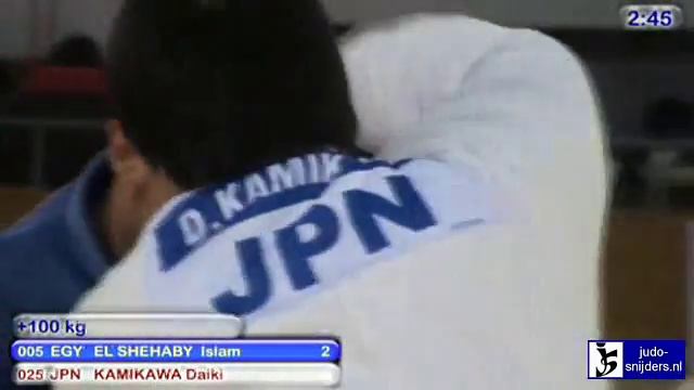 Judo 2010 World Cup Men Vienna: Islam El Shehaby (EGY) - Daiki Kamikawa (JPN) [+100kg] смотреть онлайн