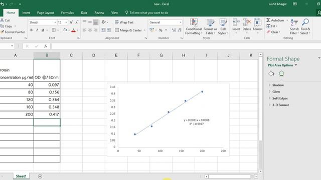 Protein concentration using Excel 2016 смотреть онлайн