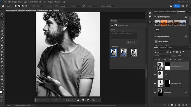 NEW Photoshop AI Generative Fill - Photoshop Beta ? смотреть онлайн