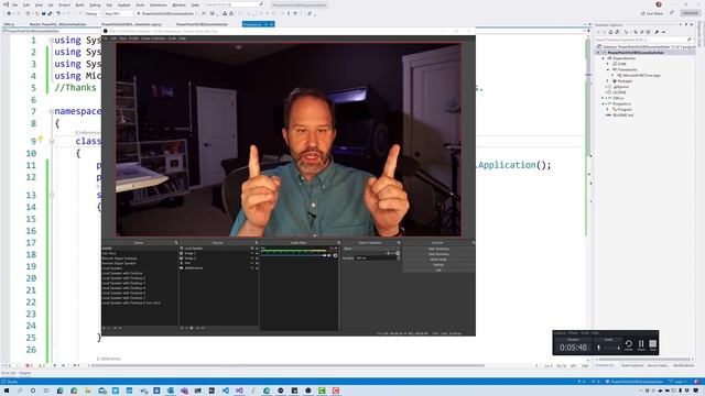 Virtual PowerPoint Greenscreens! Change a PowerPoint Slide and Change an OBS Scene - automatically! смотреть онлайн