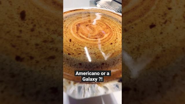 This Americano looks like a Galaxy. Just stir to make it orbit. #coffee #espresso #espressoyourself смотреть онлайн