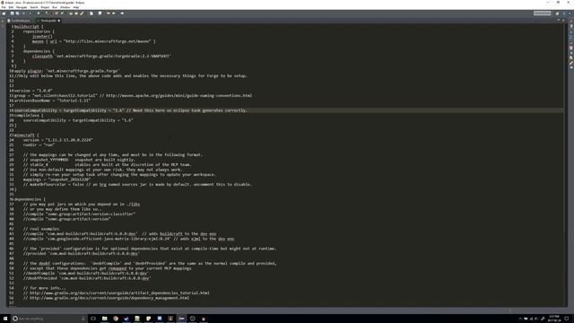 Minecraft Modding Tutorial (Forge 1.11) - pt. 6 - Building the Mod (Creating a JAR Using Gradle) смотреть онлайн