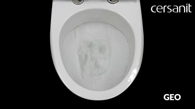 Тест унитаза Cersanit GEO на смыв, омывание, выплеск
