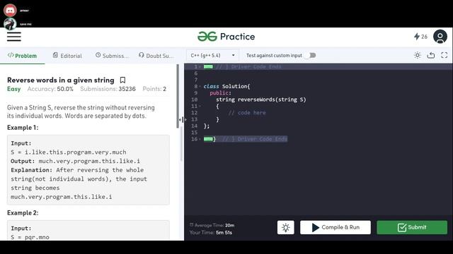 Coding Vlog 8: Solving "Reverse words in a string" смотреть онлайн